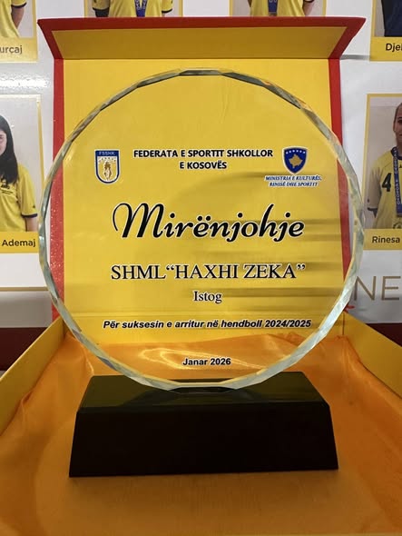Mirënjohje nga Federata e Sportit Shkollor